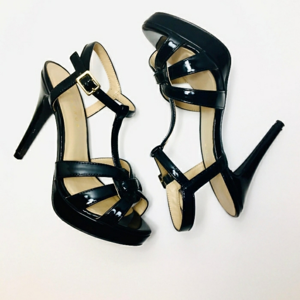 Black Open Toed Heels; By Metaphor
